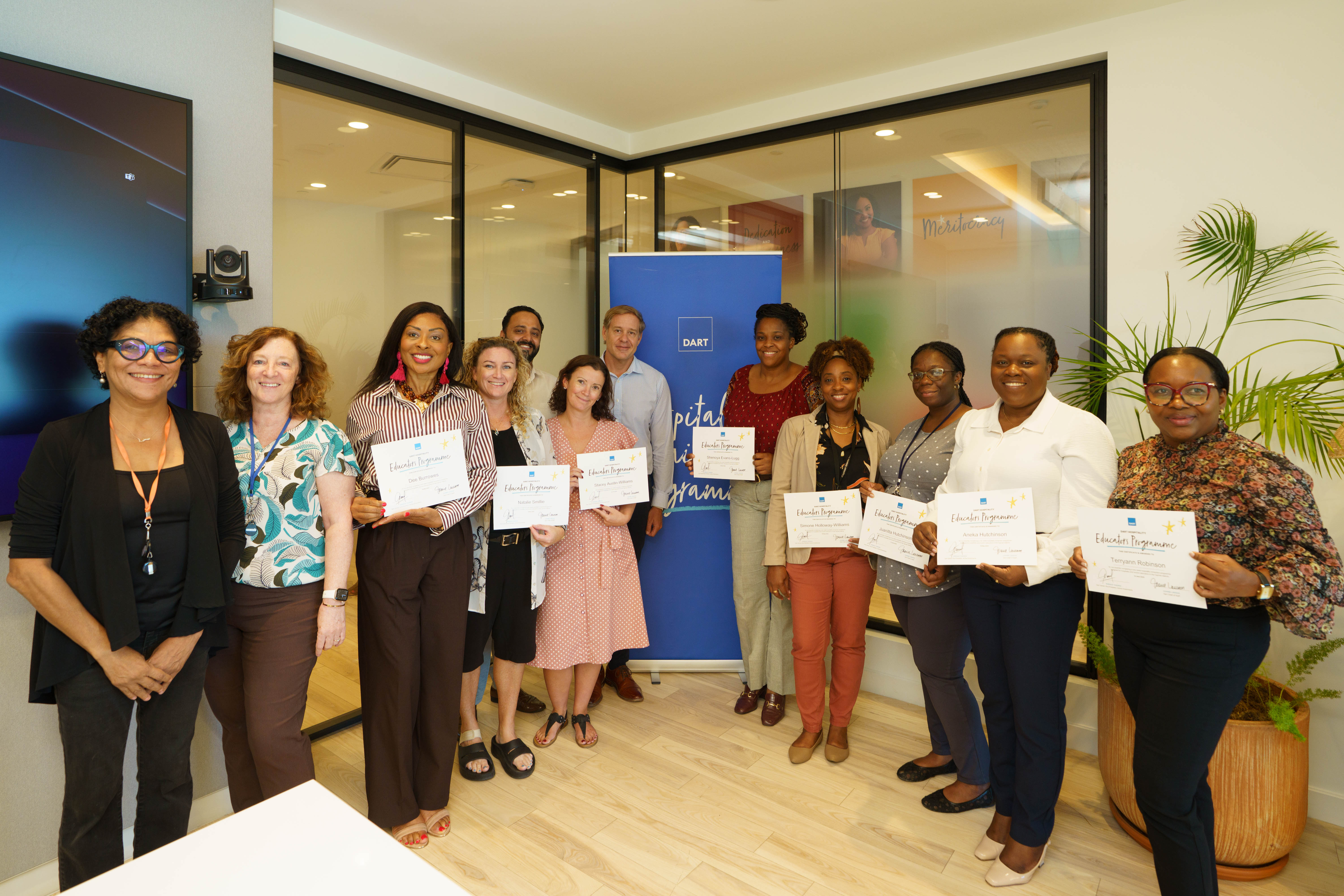 Cayman educators complete Dart’s hospitality training