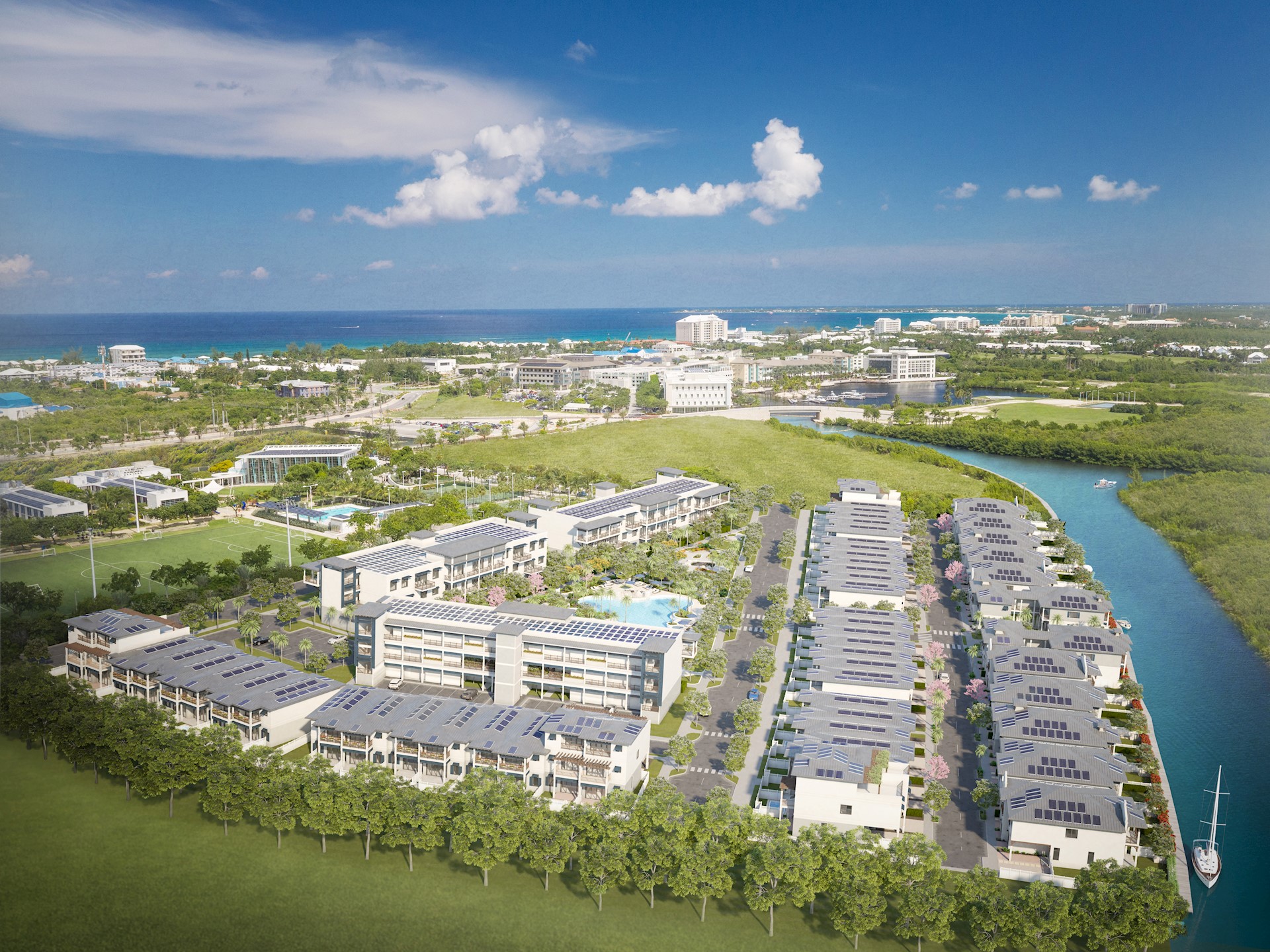 Cayman Compass: Work Starts on Camana Bay Residential Community