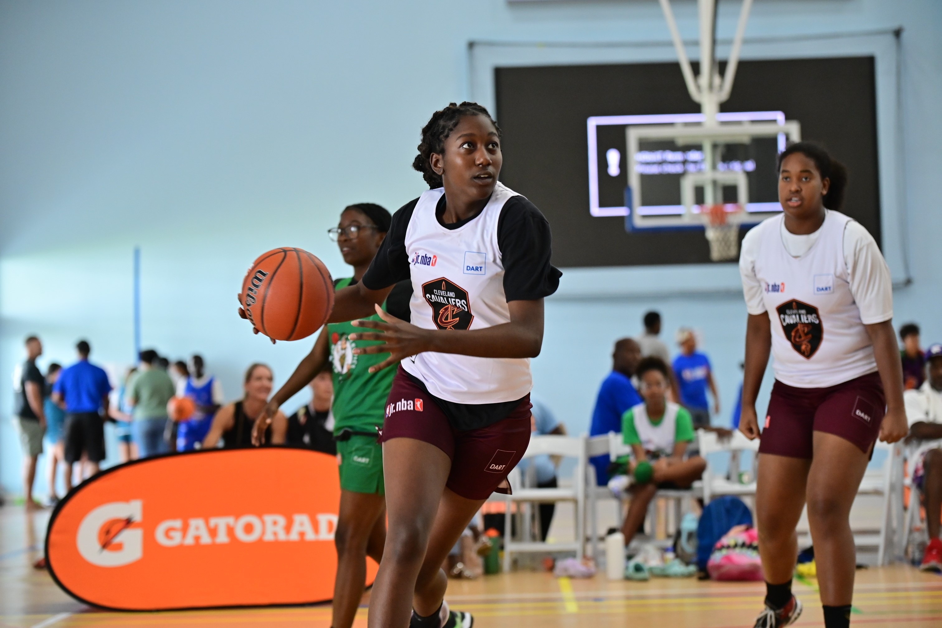 Girls playing in Jr. NBA 2023