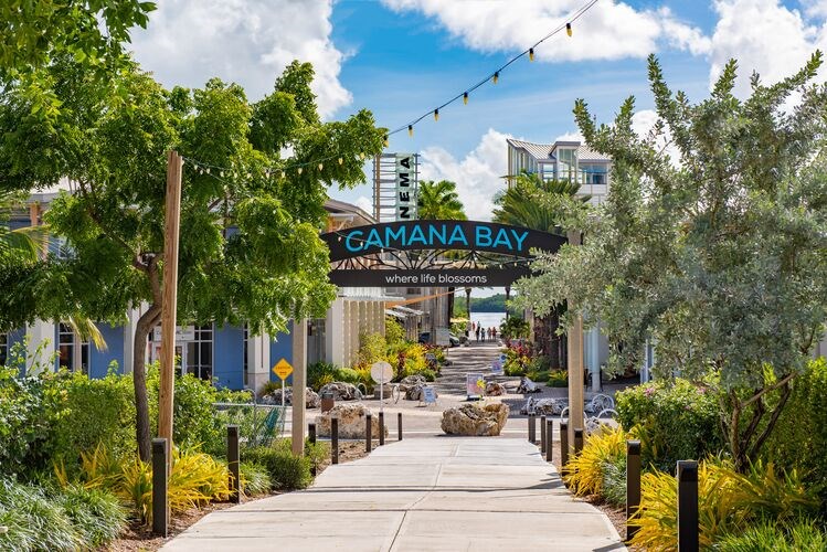 Accessible walkway to town centre