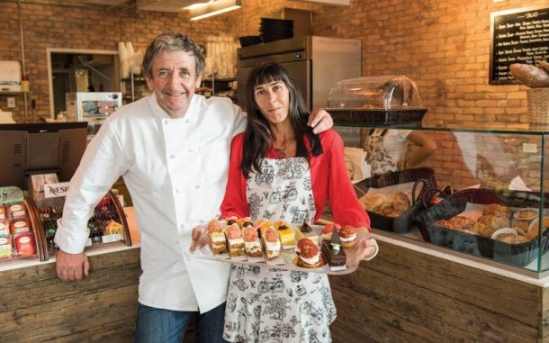 Chef Bruno Deluche And Silviya Toncheva In Petit Paris At Camana Bay