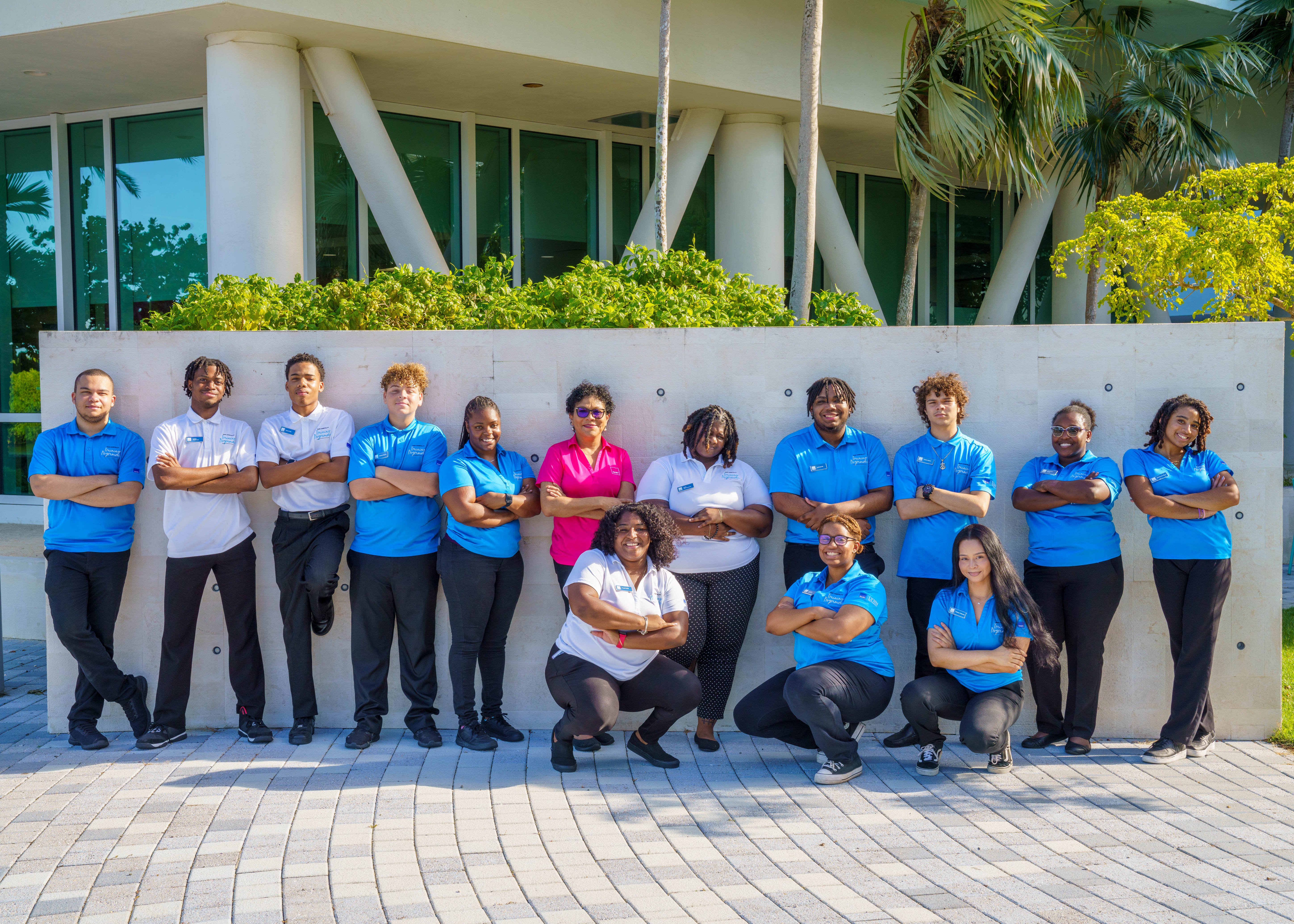 2023 Dart Hospitality Training Programme cohort with Hospitality Programmes Manager Dianne Conolly (centre).