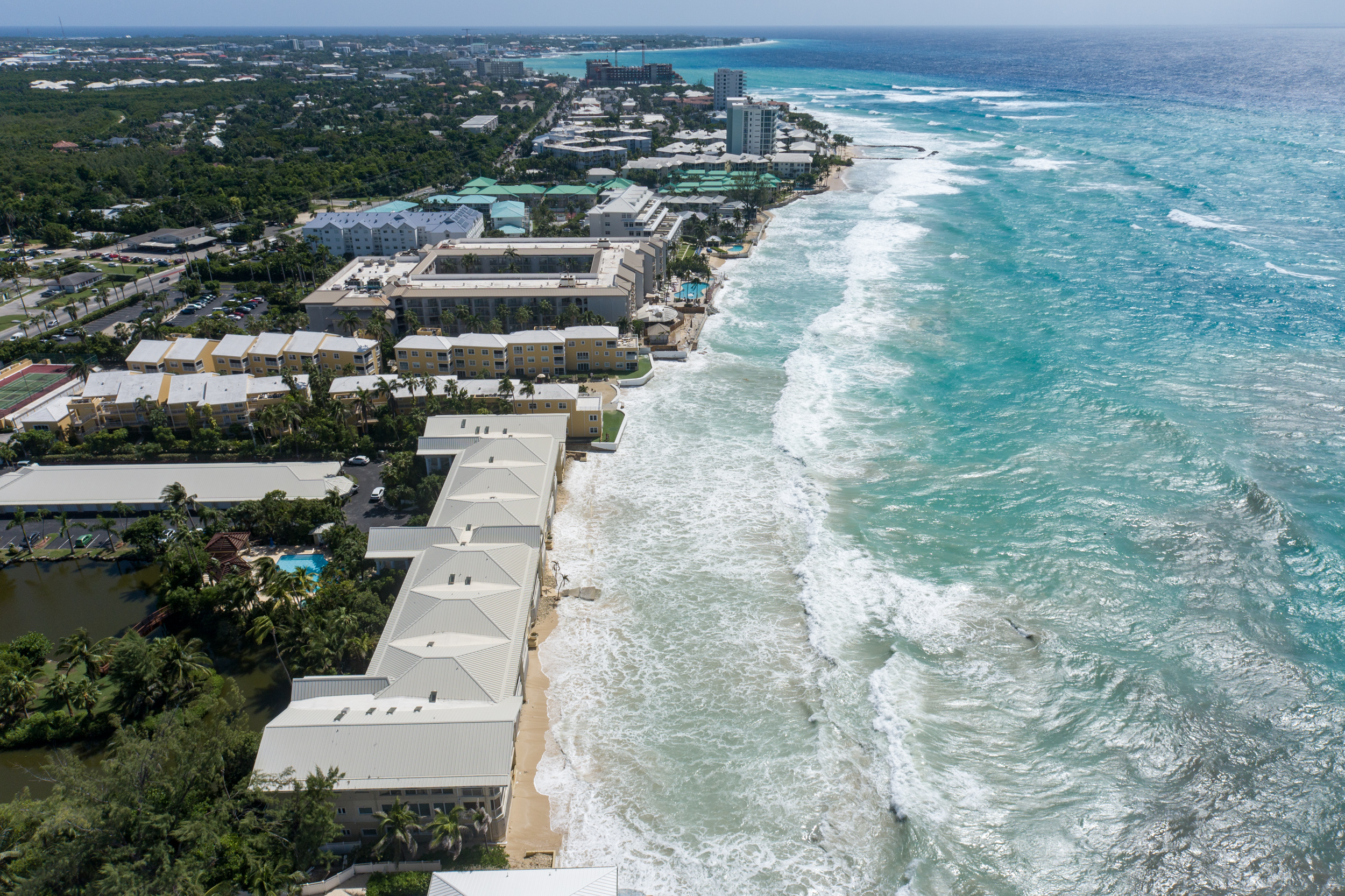 Birds eye view of SMB erosion
