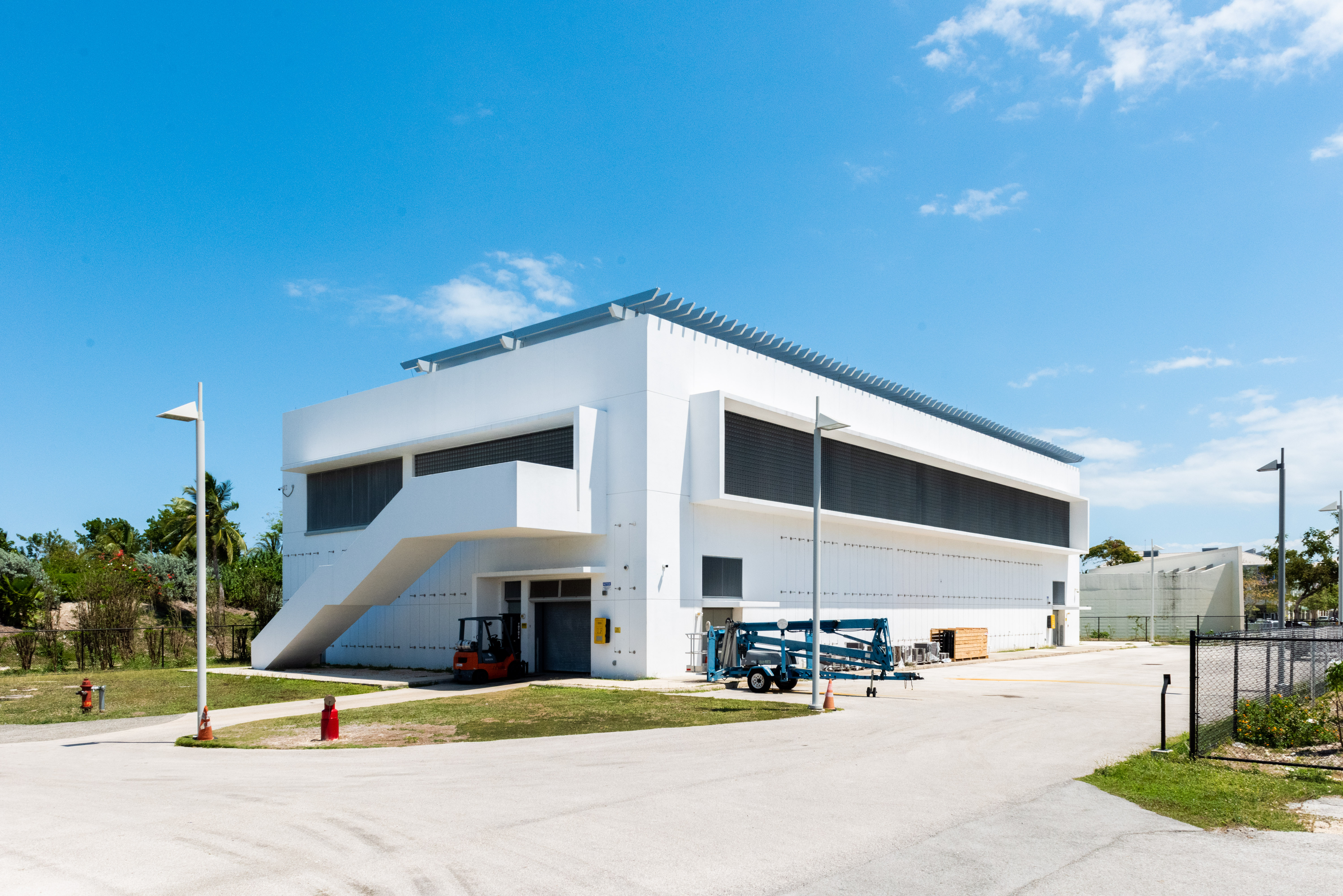 Exterior of chiller plant