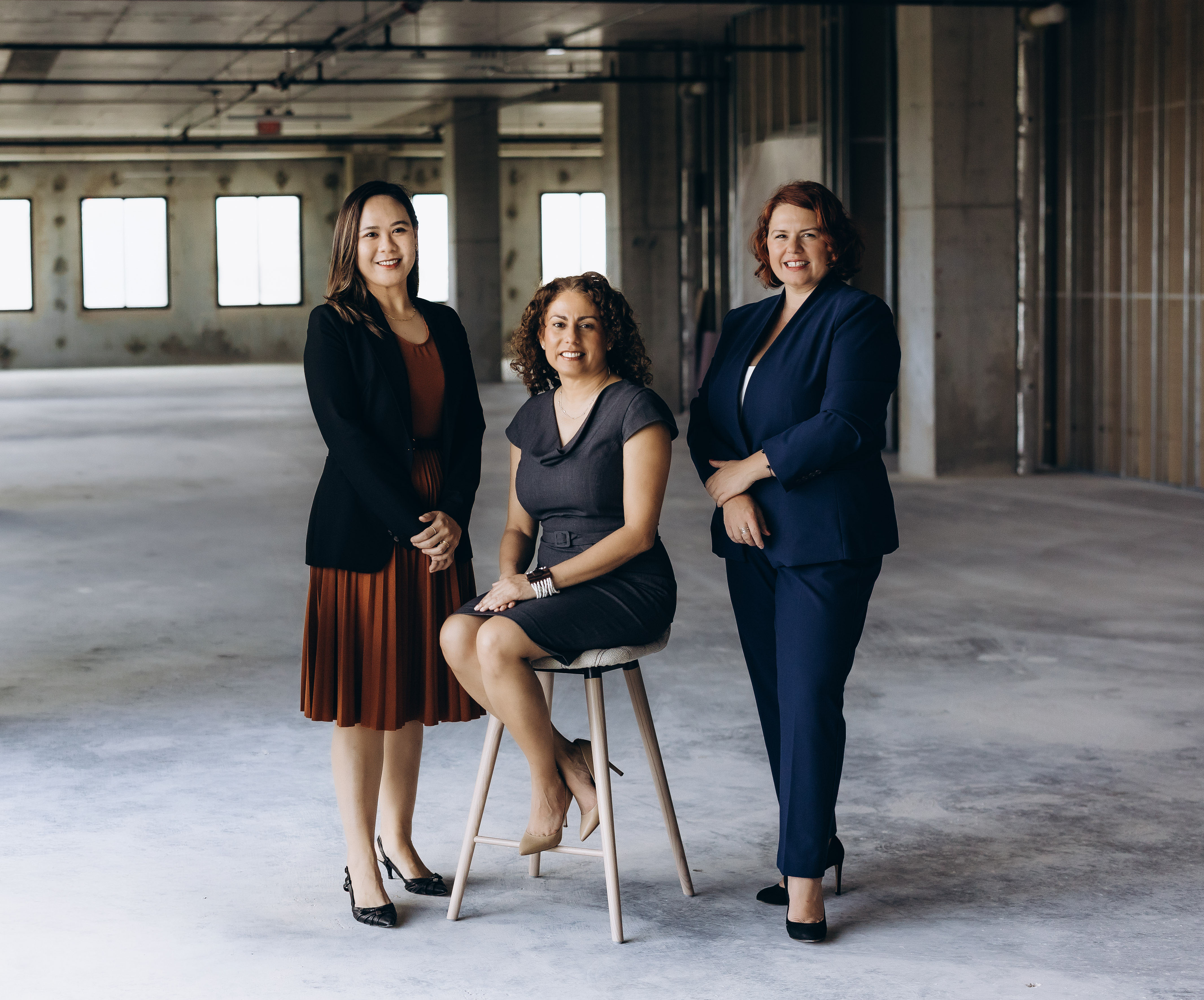 Dart commercial leasing team (L-R) Abigail Ferrera, Kristy Rivers, Jennifer Ebanks